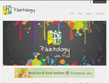 Tablet Screenshot of paintology.com